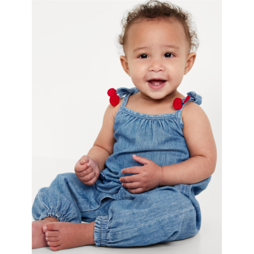 Oldnavy Sleeveless Heart-Pocket Jumpsuit for Baby