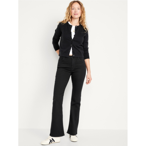 Oldnavy High-Waisted Wow Black Flare Jeans