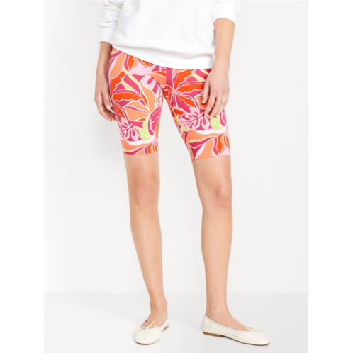 Oldnavy High-Waisted Biker Shorts -- 10-inch inseam Hot Deal
