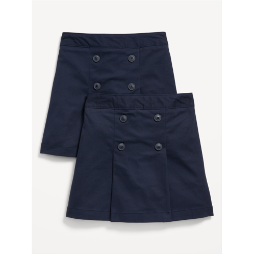 Oldnavy School Uniform Pleated Skort 2-Pack for Girls Hot Deal