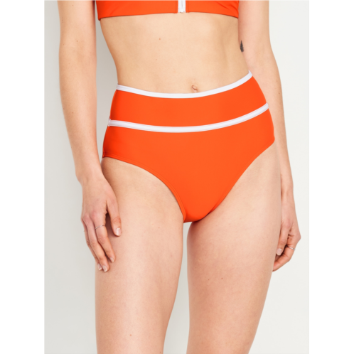 Oldnavy High-Waisted Bikini Swim Bottoms Hot Deal
