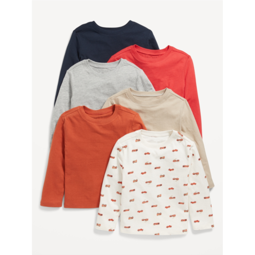 Oldnavy Unisex Long-Sleeve T-Shirt 6-Pack for Toddler