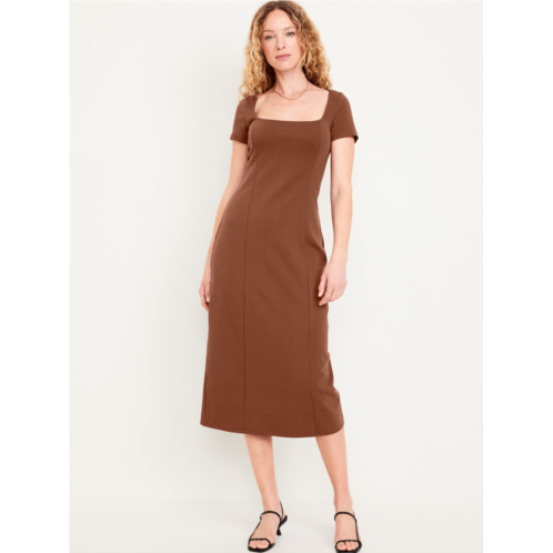 Oldnavy Square-Neck Midi Dress Hot Deal