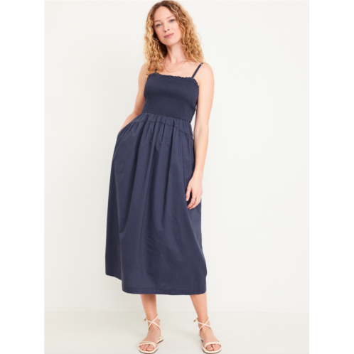 Oldnavy Fit & Flare Smocked Midi Dress