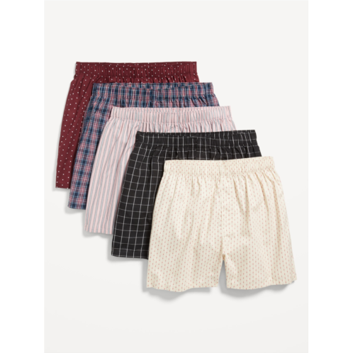 Oldnavy 5-Pack Poplin Boxer Shorts