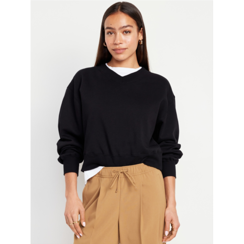 Oldnavy SoComfy Oversized V-Neck Sweatshirt