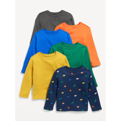 Oldnavy Unisex Long-Sleeve T-Shirt 6-Pack for Toddler