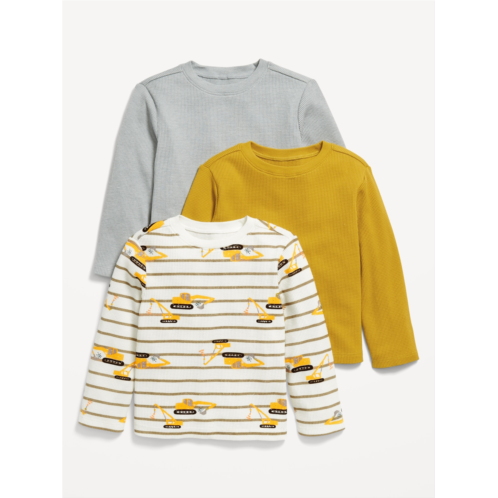 Oldnavy Long-Sleeve Thermal-Knit T-Shirt 3-Pack for Toddler Boys
