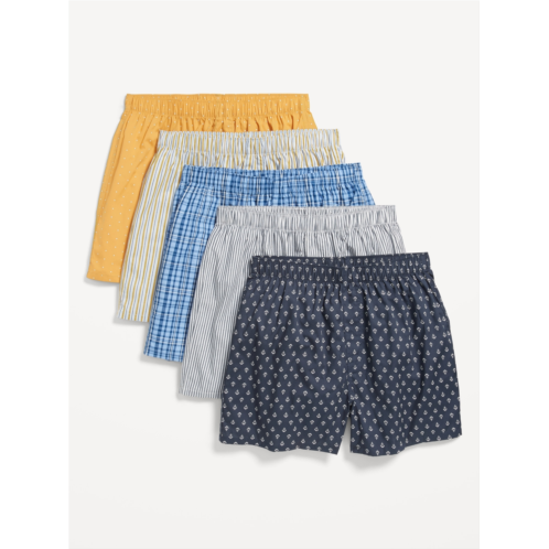 Oldnavy 5-Pack Poplin Boxer Shorts