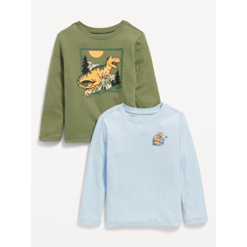 Oldnavy Long-Sleeve Graphic T-Shirt 2-Pack for Toddler Boys