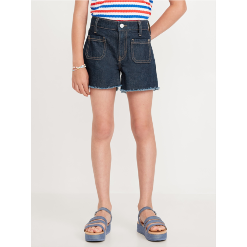 Oldnavy High-Waisted Pocket Jean Shorts for Girls