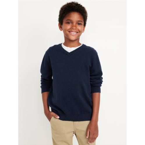 Oldnavy Long-Sleeve Solid V-Neck Sweater for Boys