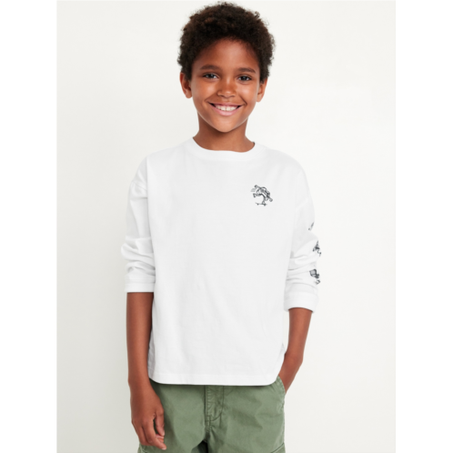 Oldnavy Oversized Graphic Long-Sleeve T-Shirt for Boys