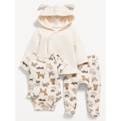 Oldnavy Unisex 3-Piece Printed Layette Set for Baby Hot Deal