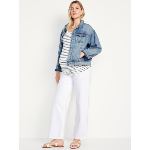 Oldnavy Maternity Full-Panel Wide Leg Jeans