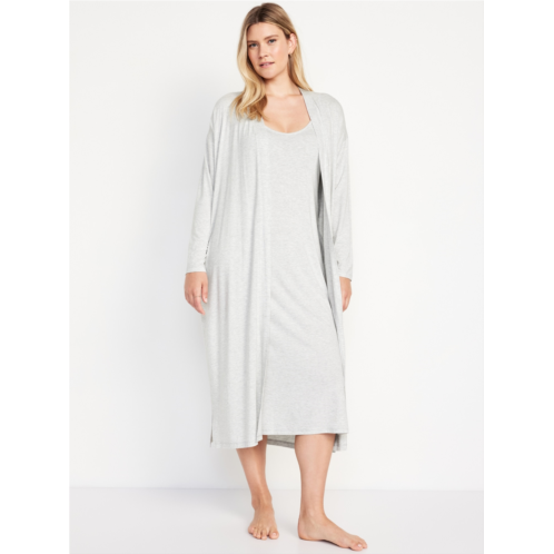 Oldnavy Maternity Robe & Nursing Nightgown Set