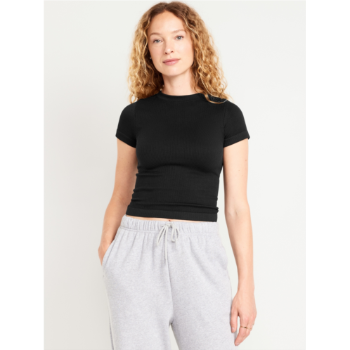 Oldnavy Fitted Seamless Ribbed T-Shirt