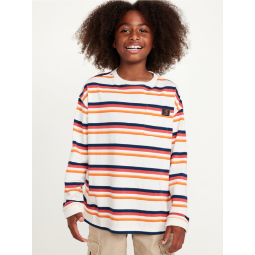 Oldnavy Oversized Long-Sleeve Pocket T-Shirt for Boys