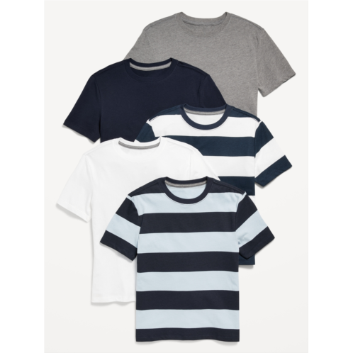 Oldnavy Softest Crew-Neck T-Shirt 5-Pack for Boys