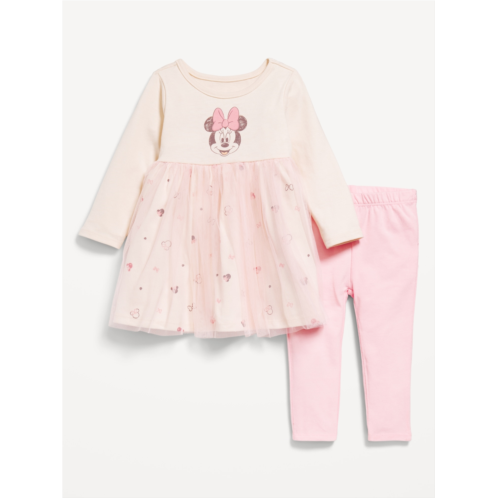 Oldnavy Disneyⓒ Minnie Mouse Dress and Leggings Set for Baby