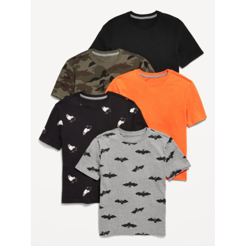 Oldnavy Softest Crew-Neck T-Shirt 5-Pack for Boys