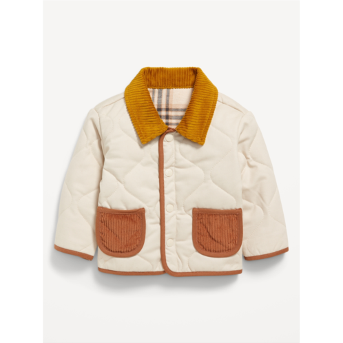 Oldnavy Quilted Corduroy-Trim Shacket for Baby Hot Deal