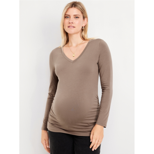 Oldnavy Maternity V-Neck Long-Sleeve T-Shirt Hot Deal