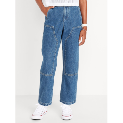 Oldnavy High-Waisted Carpenter Jeans for Girls