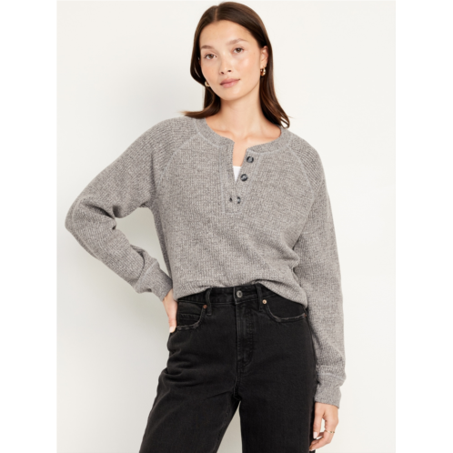 Oldnavy Cozy Waffle Henley T-Shirt