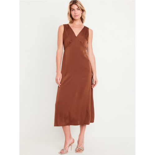 Oldnavy Sleeveless Satin Midi Slip Dress