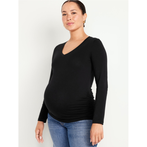 Oldnavy Maternity V-Neck Long-Sleeve T-Shirt