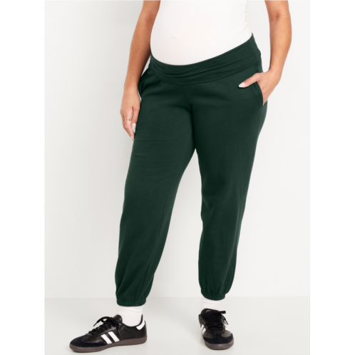 Oldnavy Maternity Rollover-Waist Jogger Sweatpants Hot Deal