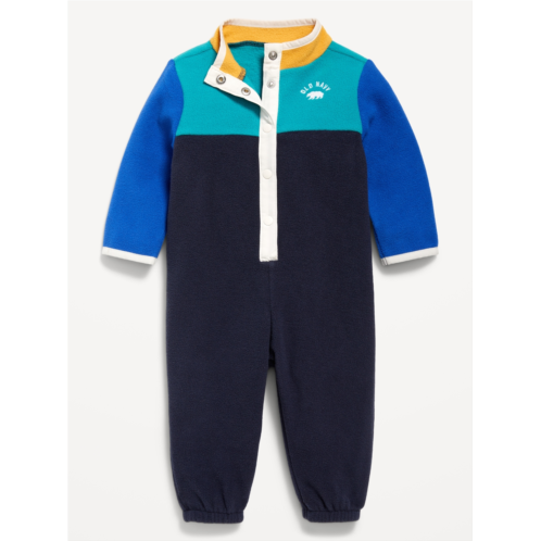 Oldnavy Unisex Logo-Graphic Snap-Button Front One-Piece for Baby