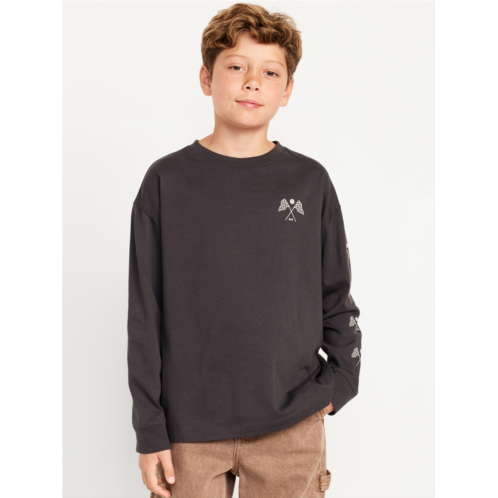 Oldnavy Oversized Graphic Long-Sleeve T-Shirt for Boys