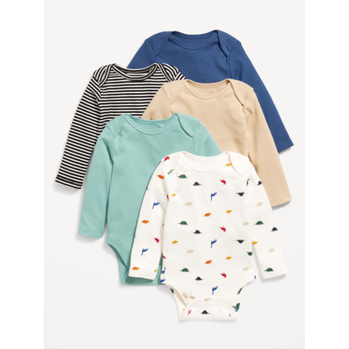 Oldnavy Long-Sleeve Bodysuit 5-Pack for Baby