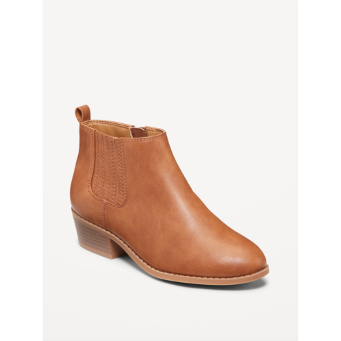 Oldnavy Faux-Leather Ankle Booties for Girls