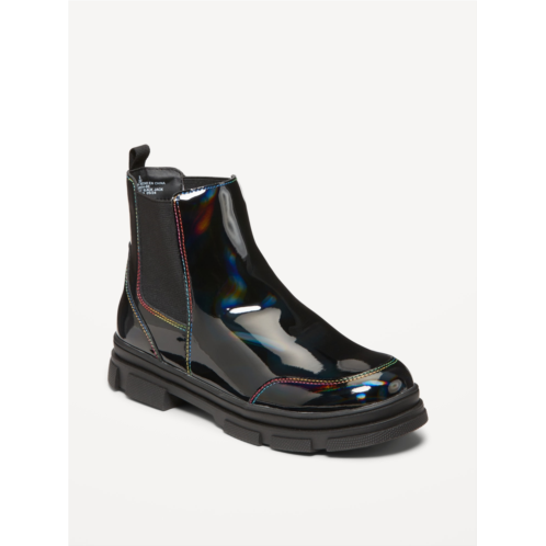 Oldnavy Shiny Chelsea Boots for Girls