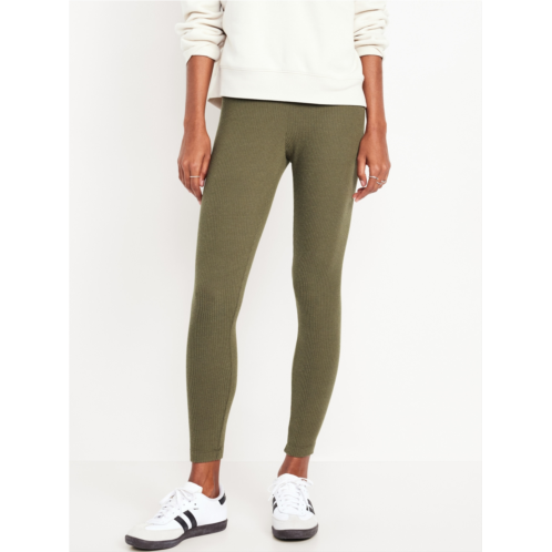 Oldnavy High-Waisted Cozy Ribbed Leggings Hot Deal