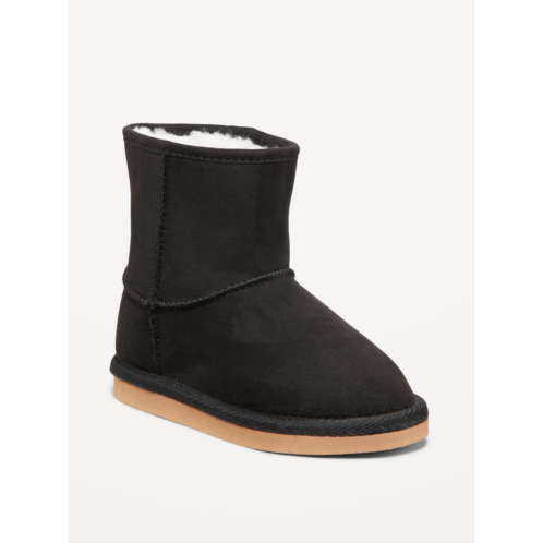 Oldnavy Faux-Suede Faux-Fur Lined Boots for Toddler Girls