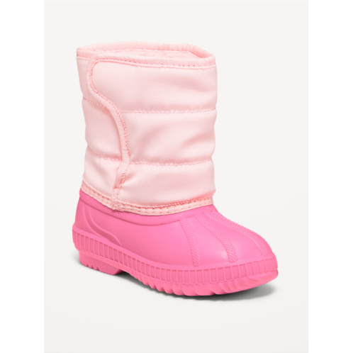 Oldnavy Color-Block Duck Boots for Toddler Girls