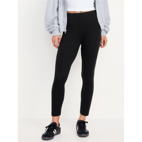 Oldnavy High-Waisted Cozy Ribbed Leggings Hot Deal