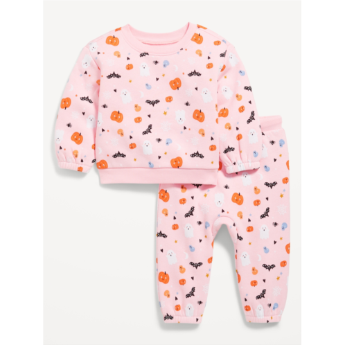 Oldnavy Printed French Terry Sweatshirt and Sweatpants Set for Baby