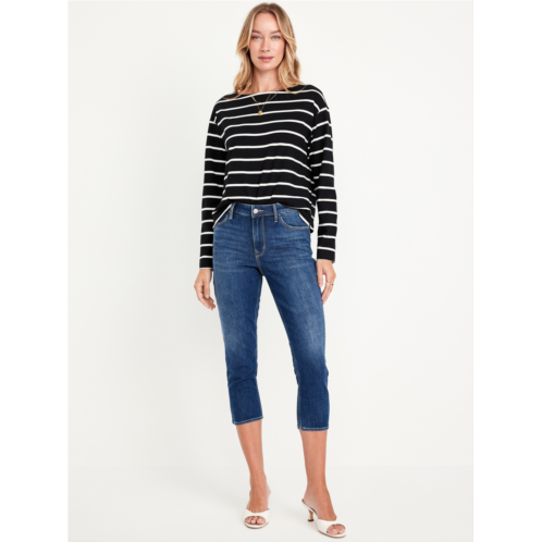 Oldnavy Mid-Rise Wow Capri Jeans Hot Deal