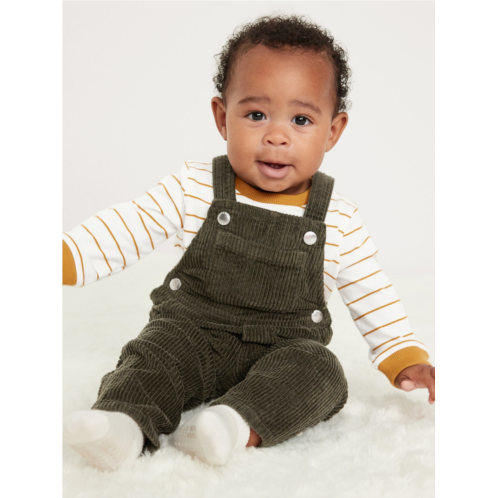 Oldnavy Long-Sleeve T-Shirt and Corduroy Overalls Set for Baby Hot Deal