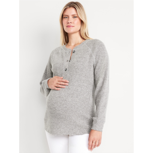 Oldnavy Maternity Waffle Henley