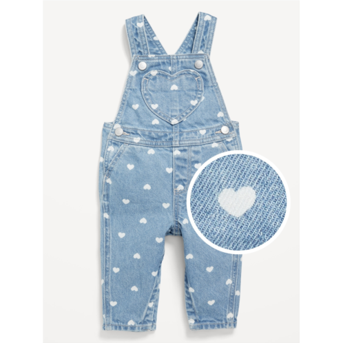 Oldnavy Printed Jean Overalls for Baby