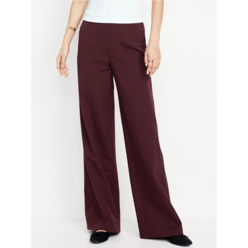 Oldnavy High-Waisted Pull-On Pixie Wide-Leg Pants