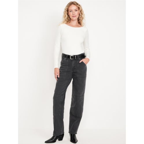 Oldnavy High-Waisted OG Loose Jeans Hot Deal