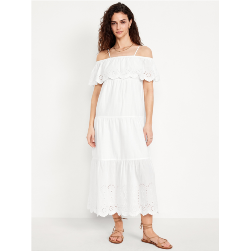 Oldnavy Cold Shoulder Maxi Swing Dress