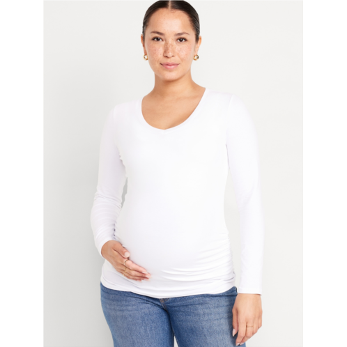 Oldnavy Maternity V-Neck Long-Sleeve T-Shirt